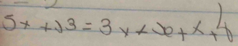 5x+j3=3x* x+x+y