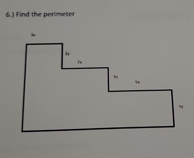 6.) Find the perimeter