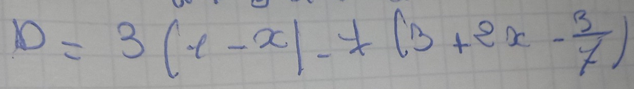 D=3(1-x)-t(3+2x- 3/y )