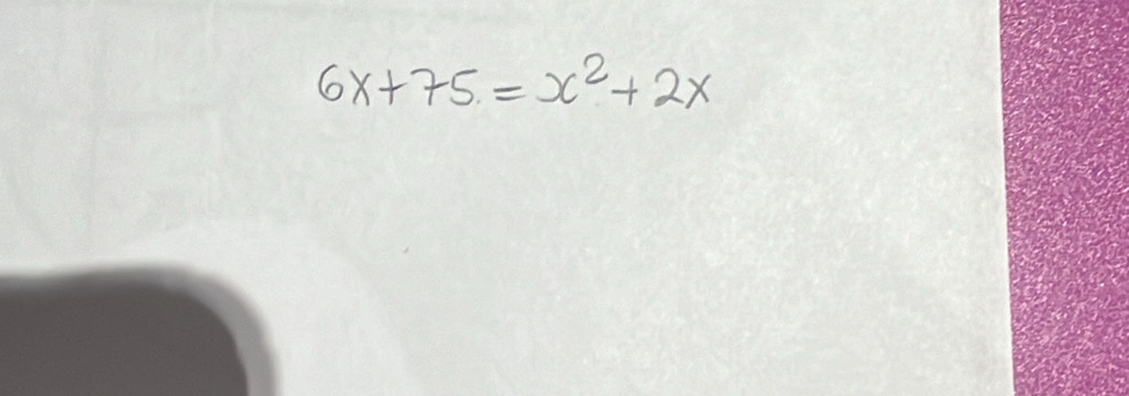 6x+75=x^2+2x