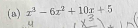 x^3-6x^2+10x+5