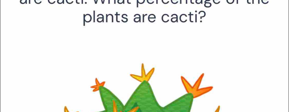 plants are cacti?