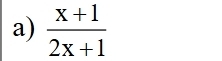  (x+1)/2x+1 