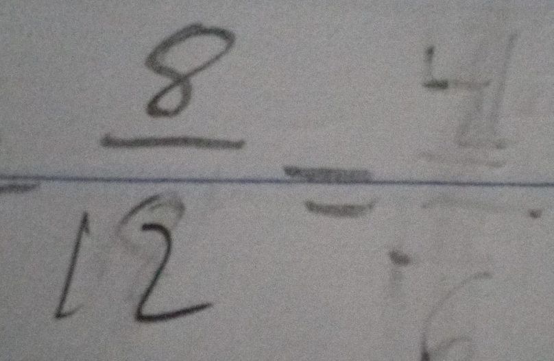  8/12 = frac (130)°