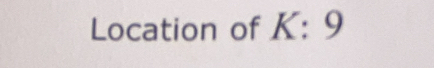 Location of K:9