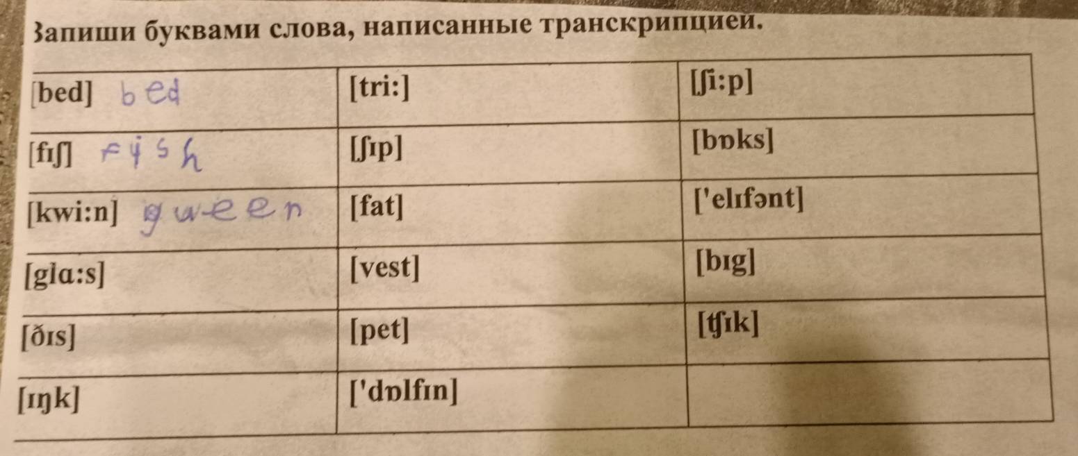 タалиши буквами слова, написанные транскрипциеи.
[