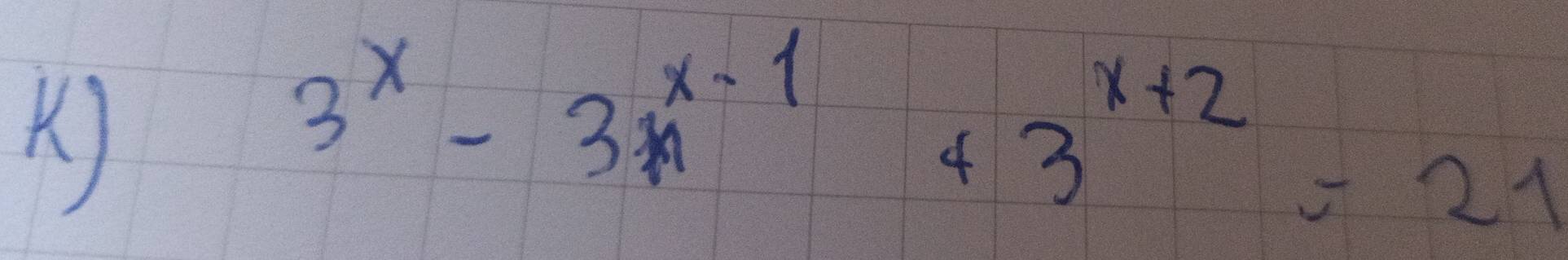 3^x-3^(x-1)43^(x+2)=21