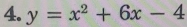 y=x^2+6x-4