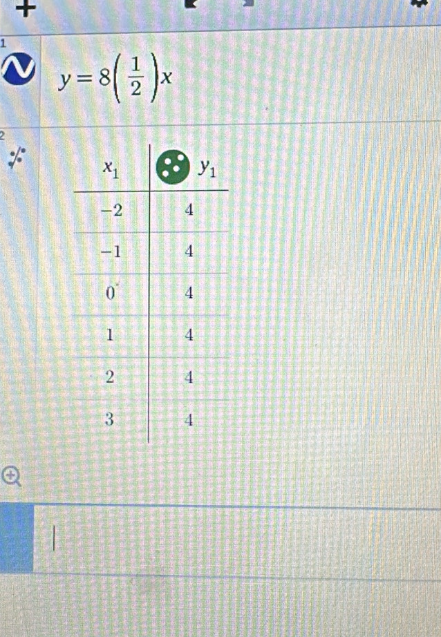 1
y=8( 1/2 )x
2