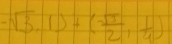 -sqrt(3),1)+( sqrt(3)/2 , 1/4 )