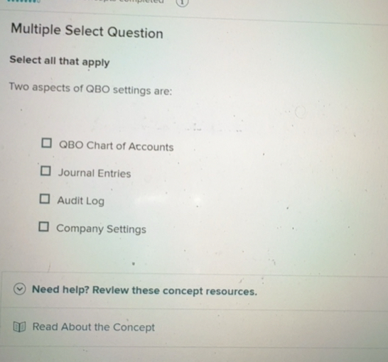 Solved: Multiple Select Question Select all that apply Two aspects of ...