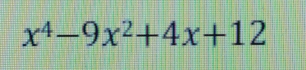 x^4-9x^2+4x+12