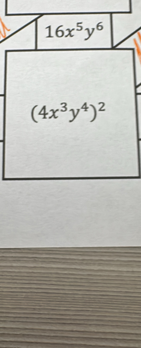 16x^5y^6
(4x^3y^4)^2