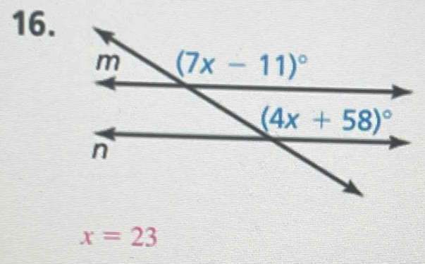 x=23