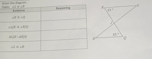 Given the diagram.
C