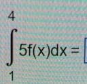 ∈t _1^45f(x)dx=