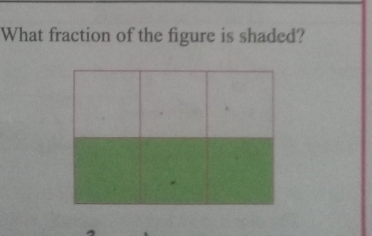 What fraction of the figure is shaded?