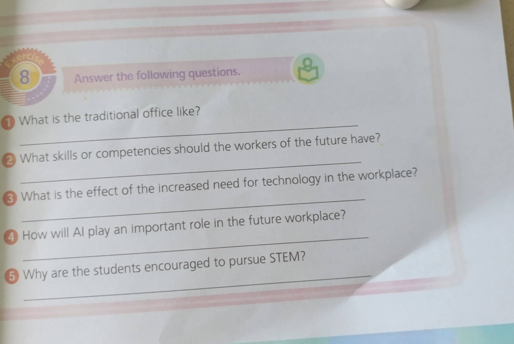 แก้ไขแล้ว:erc So 8 Answer the following questions. _ 1 What is the ...
