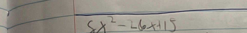 5x^2-26x+15