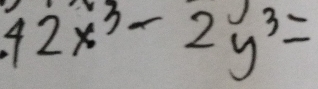 42x^3-2y^3=