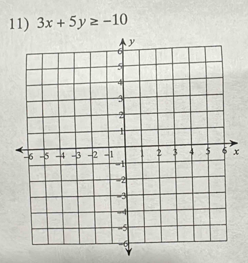 3x+5y≥ -10
x