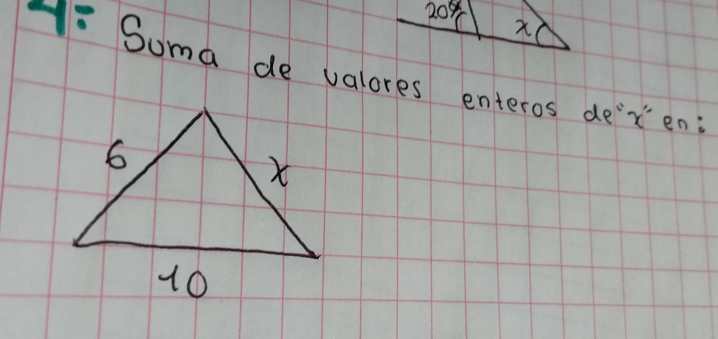 209 
Y Suma de valores enteros dex'en: