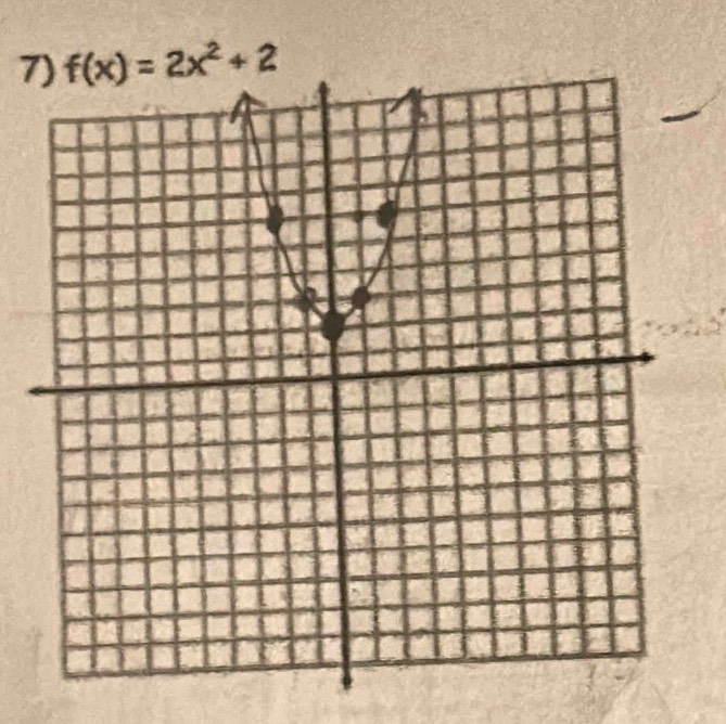 7 f(x)=2x^2+2