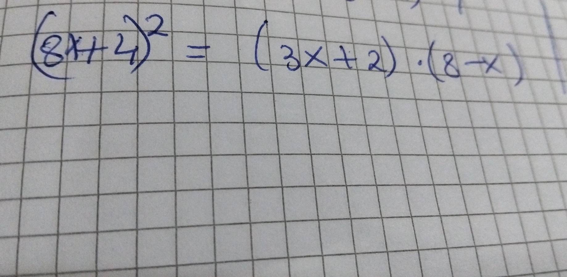 (8x+4)^2=(3x+2)· (8-x)