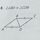 △ ABD≌ △ CDB