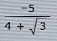  (-5)/4+sqrt(3) 