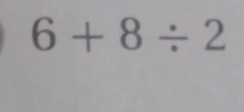 6+8/ 2