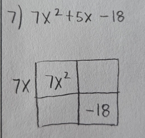 7 7x^2+5x-18