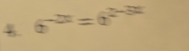 G^(-2x)=G^(2-3)