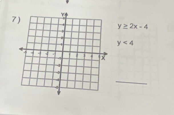 y≥ 2x-4
y<4</tex> 
_