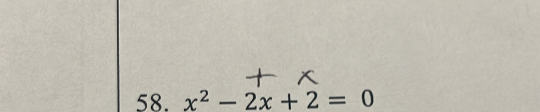 x^2-2x+2=0