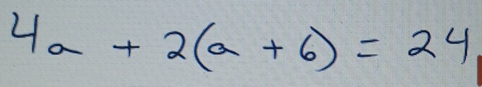 4a+2(a+6)=24