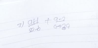  (a+1)/a-b + (a-2)/a-3a 