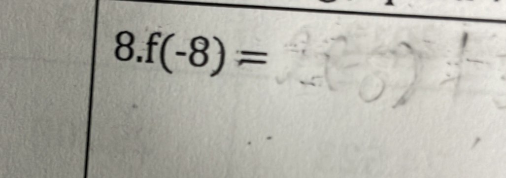 f(-8)=