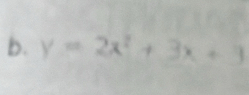 y=2x^2+3x+3