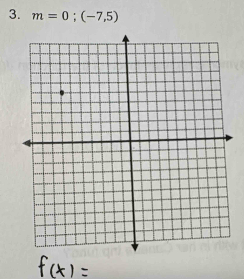 m=0;(-7,5)