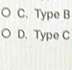 C. Type B
D. Type C