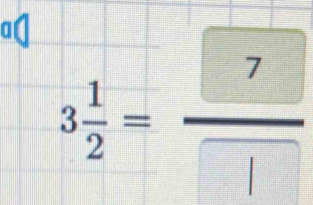 at 3 1/2 =frac 