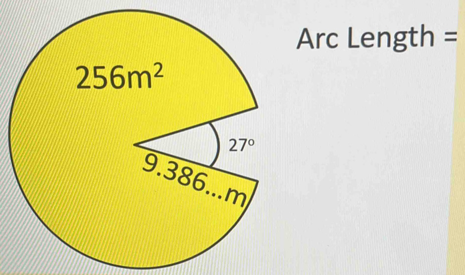 Arc Length =