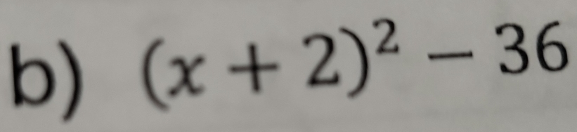 (x+2)^2-36