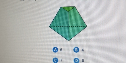 A) 5 B) 4
C) 7 D) 6