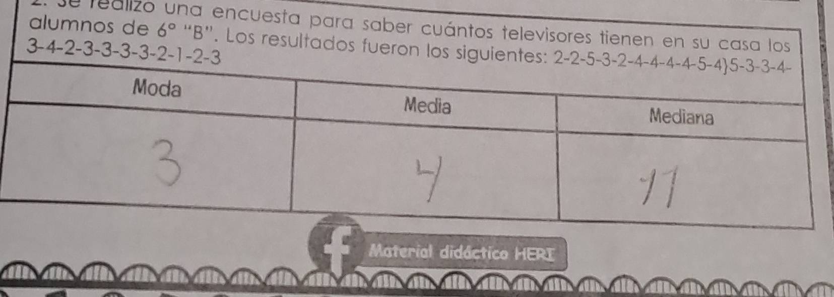 alumnos  su tealizó una encuesta para saber 
Material didáctico HERI