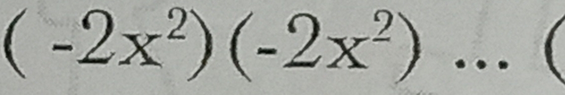 (-2x^2)(-2x^2)...