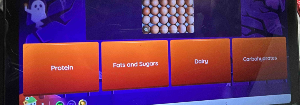 Dairy 
Protein Fats and Sugars Carbohydrates