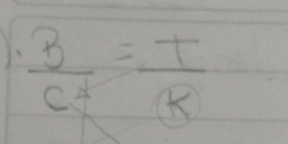  3/C^4 = T/R 