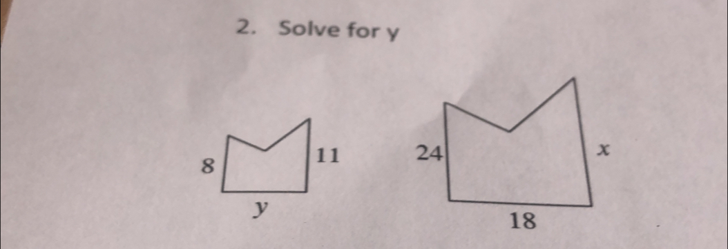 Solve for y